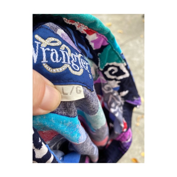 SOLD WRANGLER Cowboy SHIRT Fresh Prince VTG - Picture 15 of 16